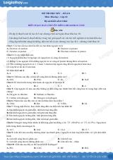 Đề thi học kì 1 Hóa 10 Kết nối tri thức - Đề số 4